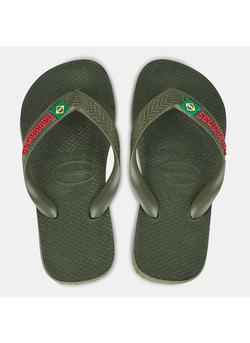 Brasil Logo Flip Flops