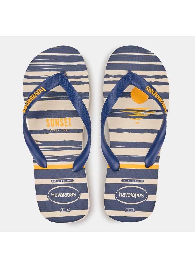 Men's Top Nautical Flip Flops