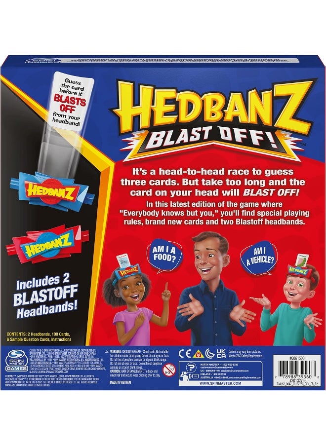 Hedbanz Blastoff Game for Families and Kids aged over 6