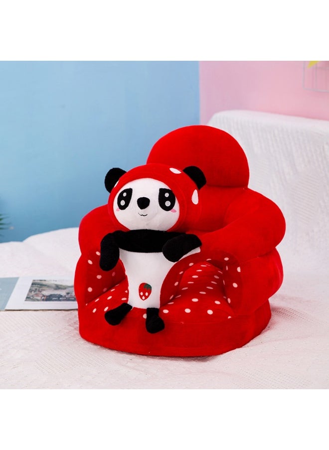 Baby Learning Sofa Chair with Safety Backrest for Infants and Toddlers - Supportive Sit Training Stool for Early Education
