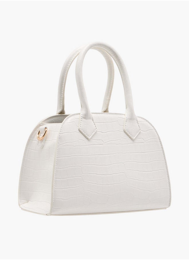 Women's Textured Crossbody Bag with Detachable Strap