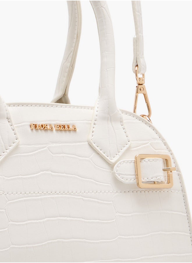 Women's Textured Crossbody Bag with Detachable Strap