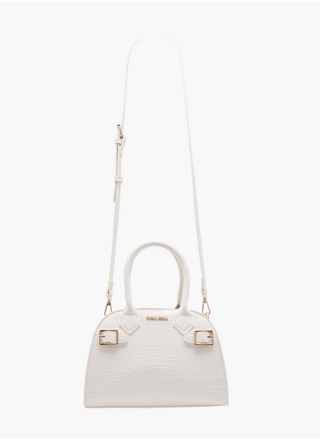 Women's Textured Crossbody Bag with Detachable Strap