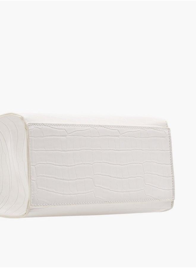 Women's Textured Crossbody Bag with Detachable Strap