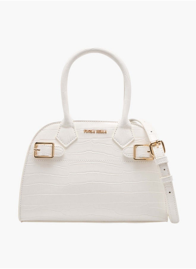 Women's Textured Crossbody Bag with Detachable Strap