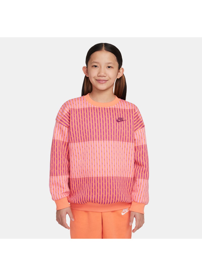 Kids' Sportswear Club Fleece Sweatshirt (Older Kids)