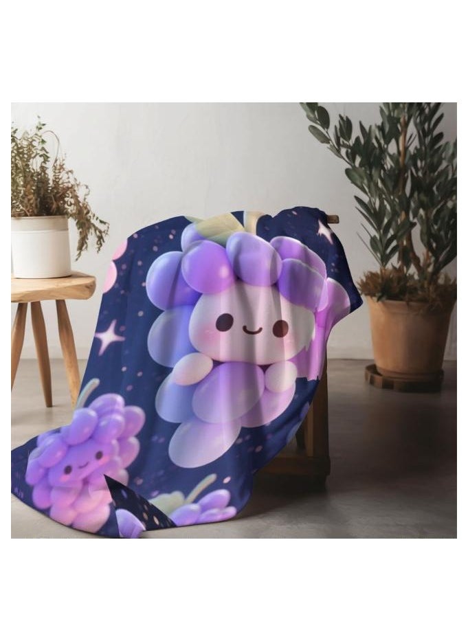 Children's or student cartoon flannel thin blanket (warm and comfortable, suitable for sleep, games) 100cm*150cm - 1157