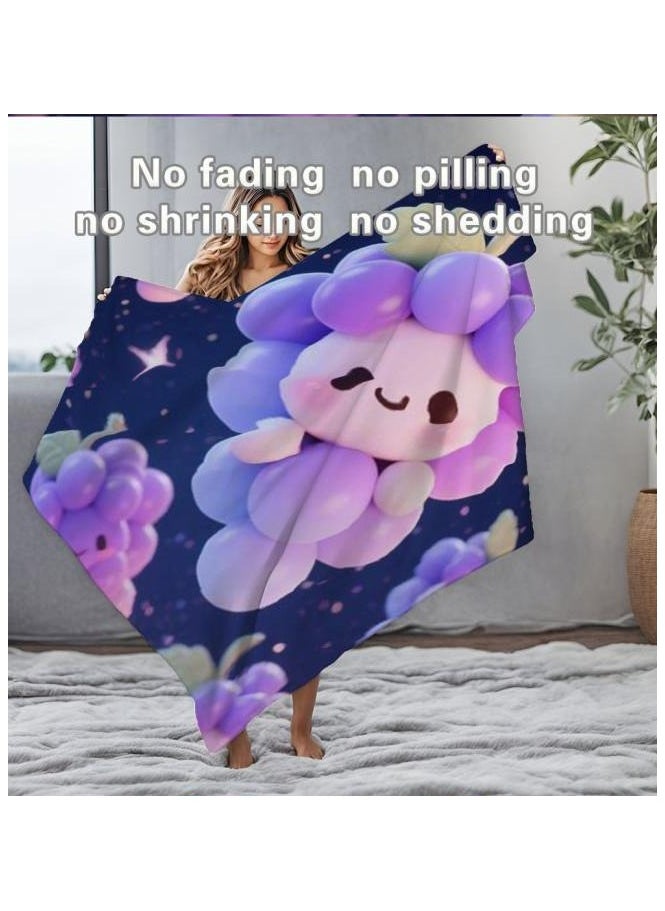 Children's or student cartoon flannel thin blanket (warm and comfortable, suitable for sleep, games) 100cm*150cm - 1157