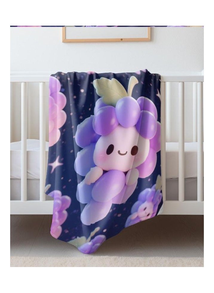 Children's or student cartoon flannel thin blanket (warm and comfortable, suitable for sleep, games) 100cm*150cm - 1157