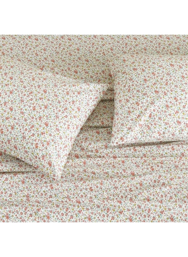 DAUAOTO Cotton Sheets Set Twin XL Printed Bedding Sets, Up to 14