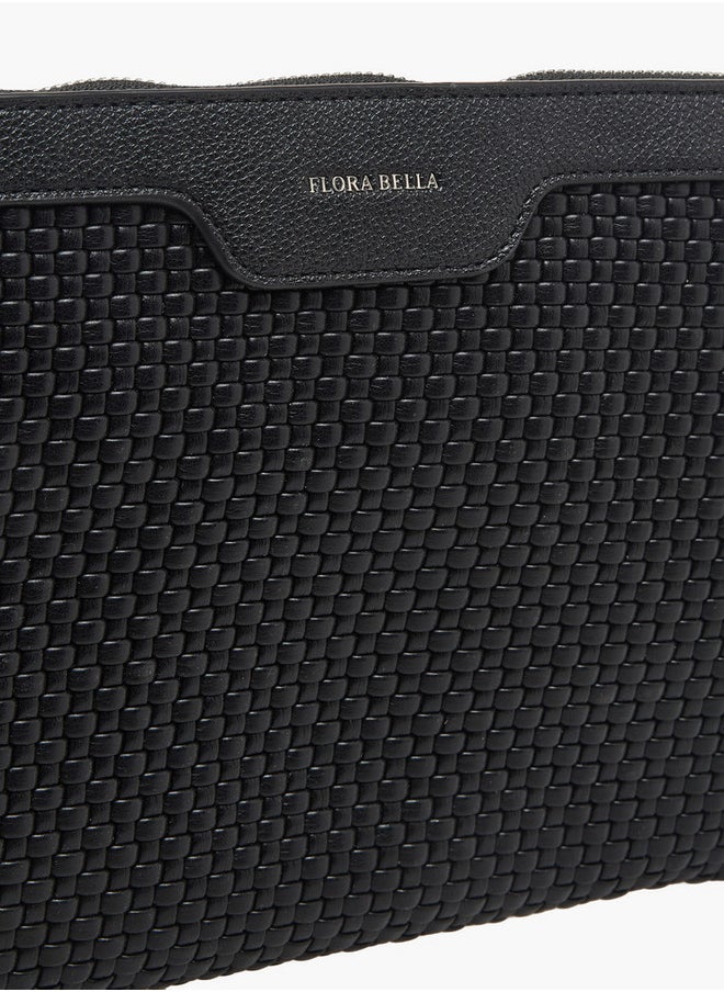 Textured Pouch with Zip Closure