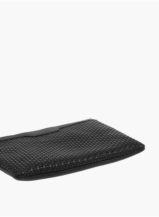 Textured Pouch with Zip Closure