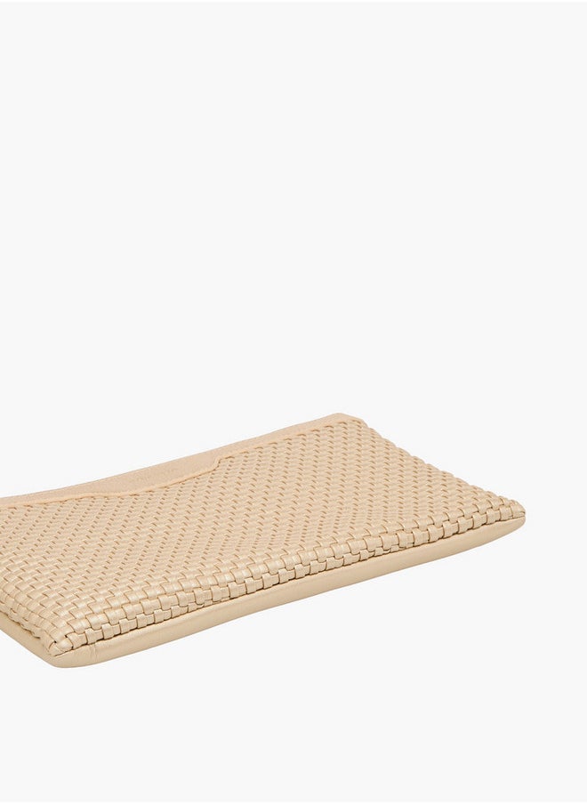 Textured Pouch with Zip Closure