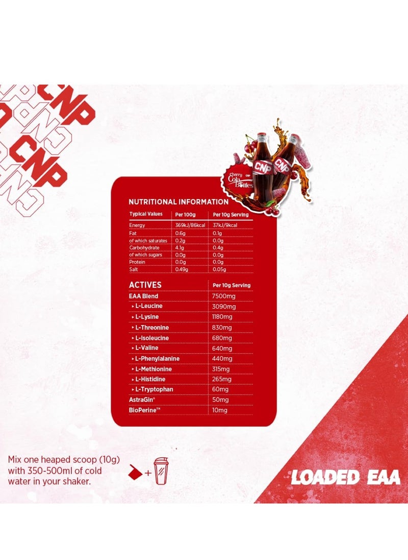 CNP Loaded EAA 300g Cherry Cola Flavor 30 Serving