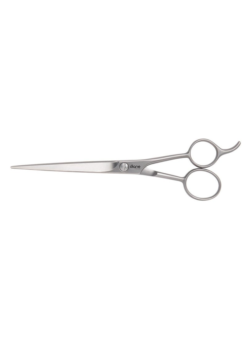 Diane White Pines 7.25-Inch Hair Cutting Shears, Ice-Tempered Stainless Steel Scissors with Micro-Serrated Blade and Opposing Handles, Professional Barber Scissors for All Hair Types