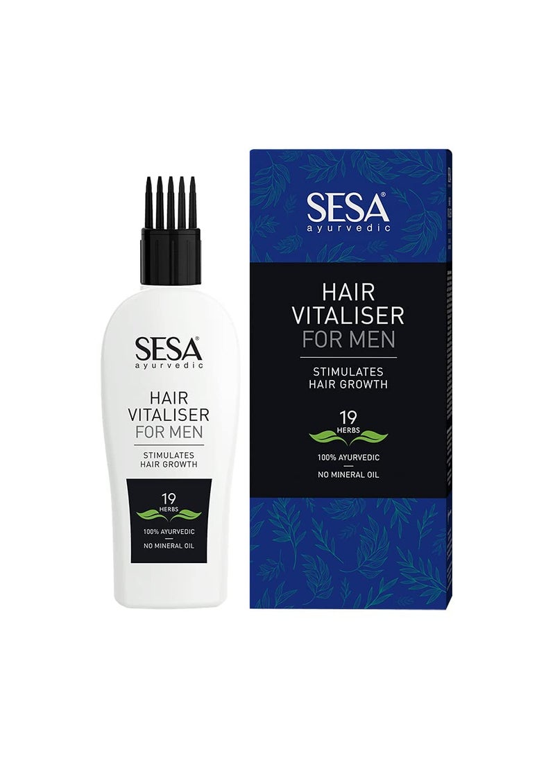 SESA Hair Growth Oil Vitalizer For Men - Reduces Hair Fall, Nourishing Scalp, 100 ml or 3.38 oz