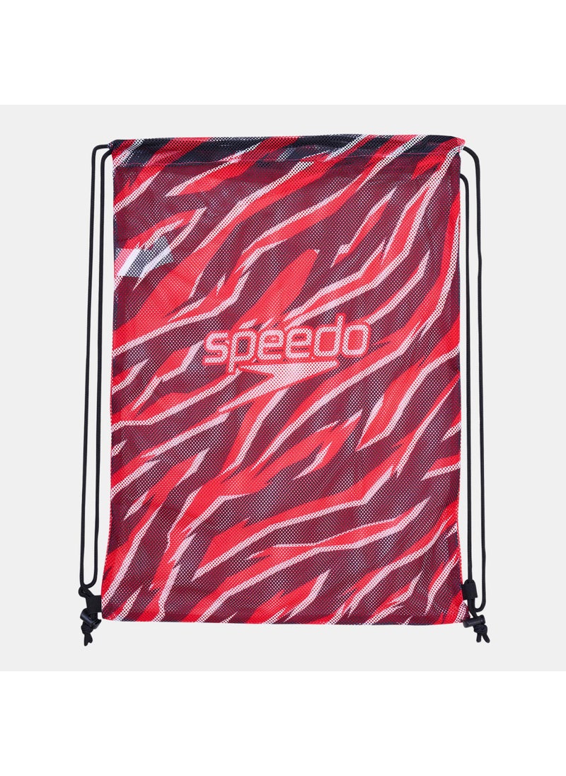 Printed Mesh Swimming Bag