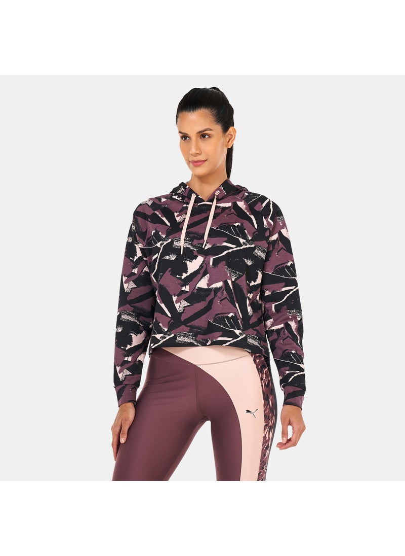 Women's Modern Sports Printed Hoodie