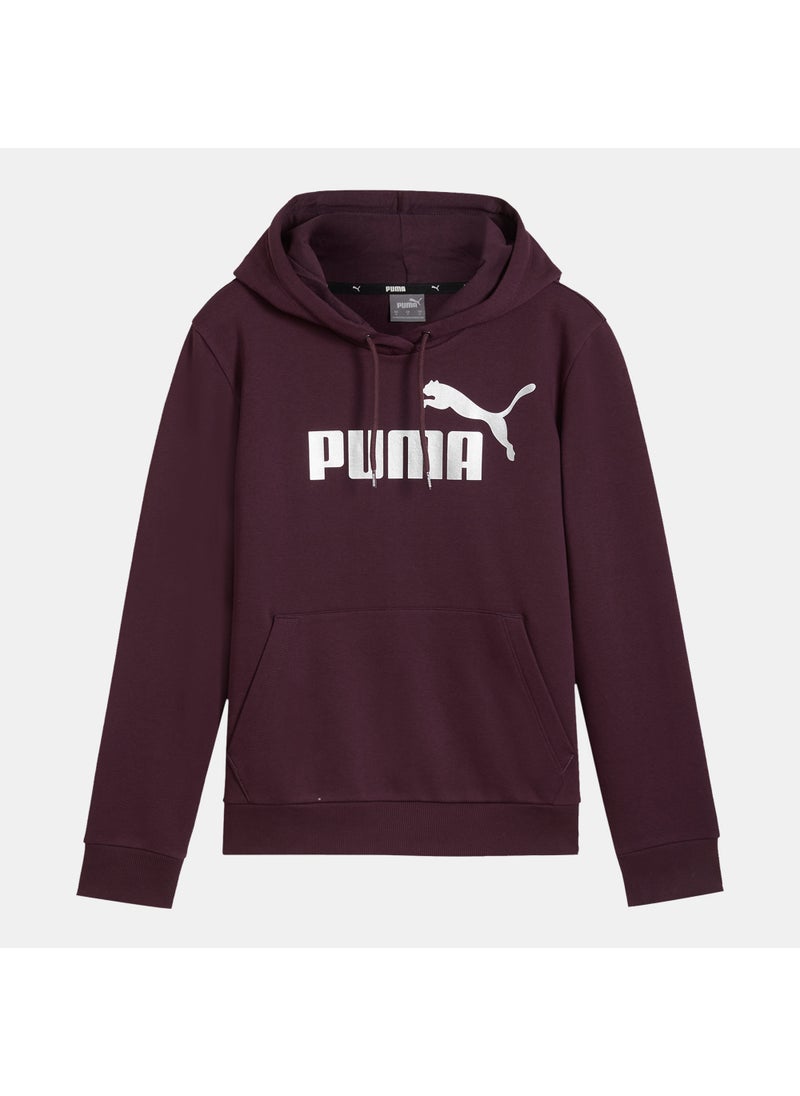 Women's Essentials+ Metallic Logo Hoodie