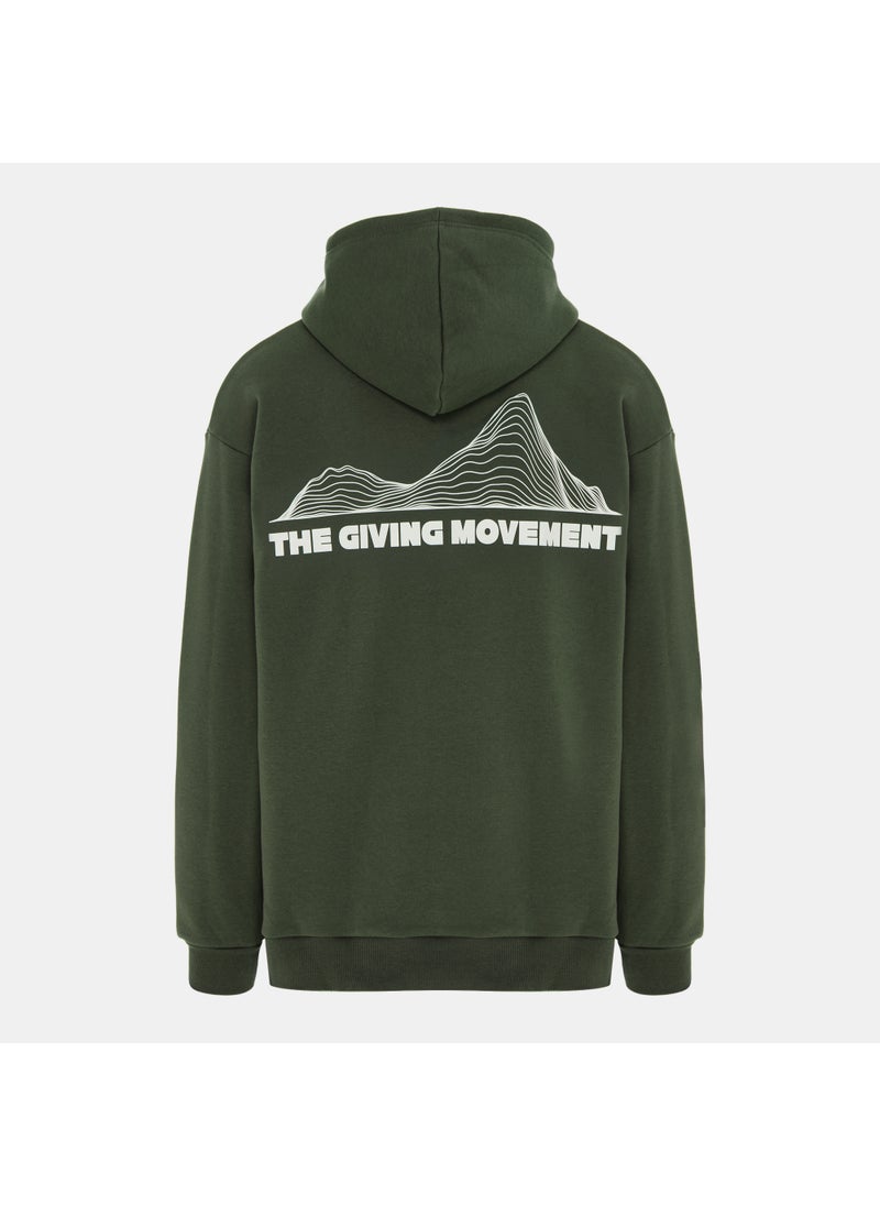 Men's Map Print Hoodie
