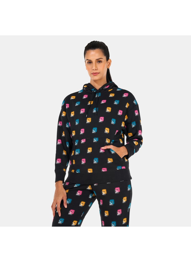 Women's Brand Love AOP Hoodie