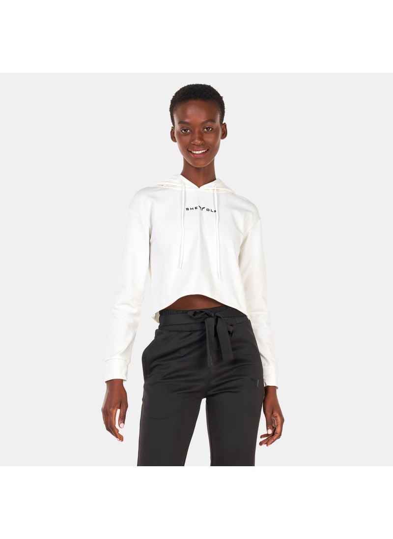 Women's She Wolf Crop Hoodie
