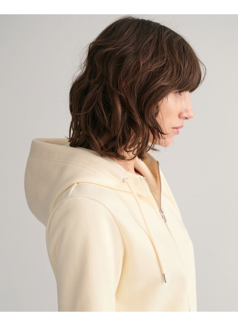 Gant Regular Tonal Shield Zip Hoodie