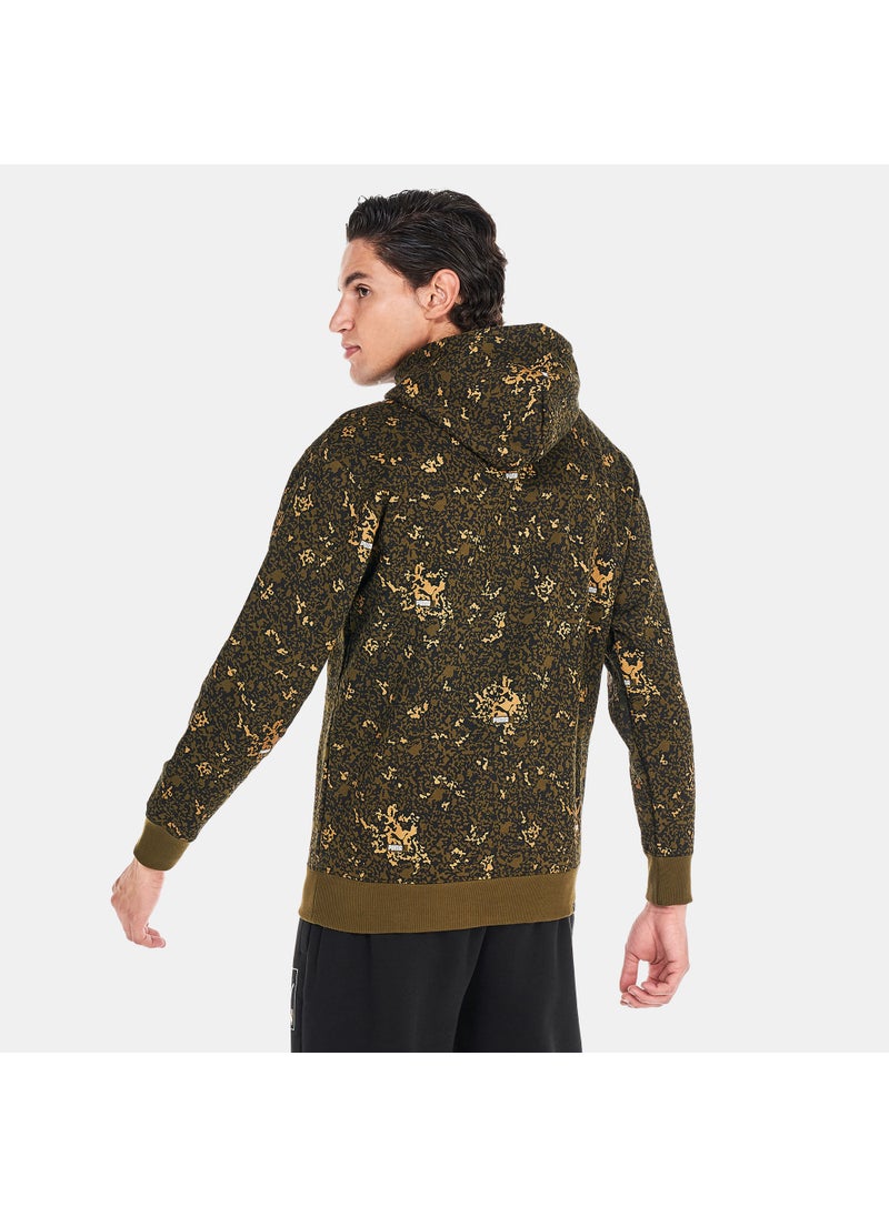 Men's Brand Love Metallic Hoodie