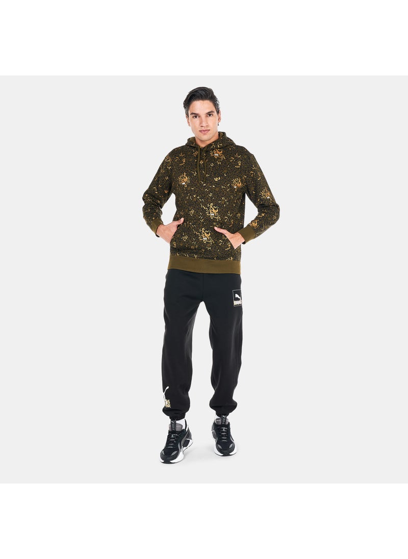 Men's Brand Love Metallic Hoodie