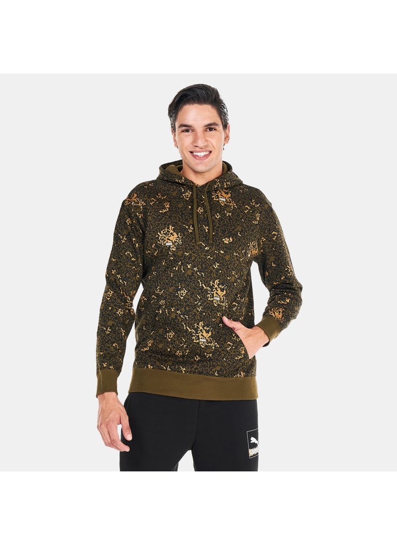 Men's Brand Love Metallic Hoodie
