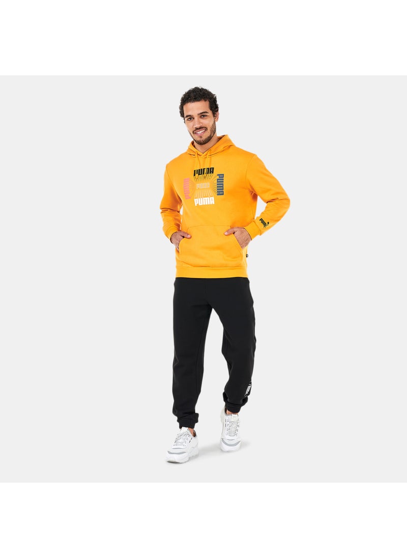 Men's Repeat Logo Graphic Hoodie