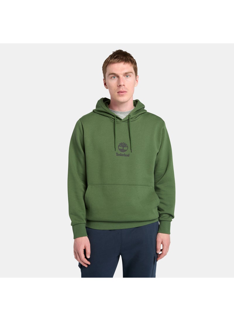 Men's Small Logo Print Hoodie