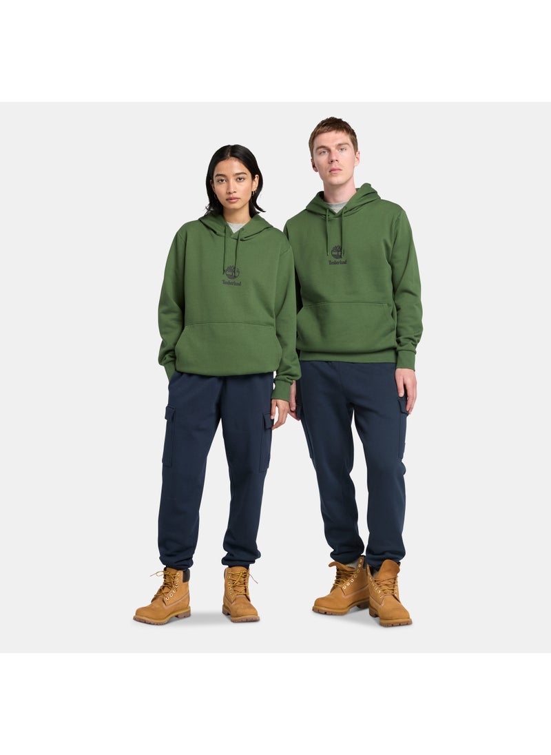 Men's Small Logo Print Hoodie