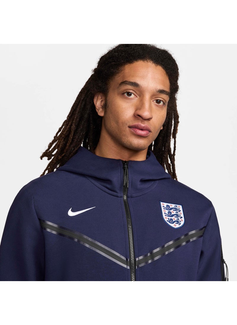 Men's Football England Tech Fleece Windrunner Full-Zip Hoodie