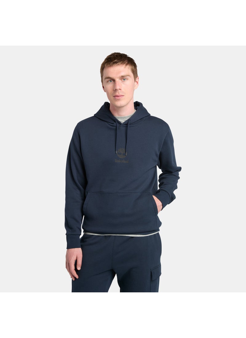 Men's Small Logo Print Hoodie