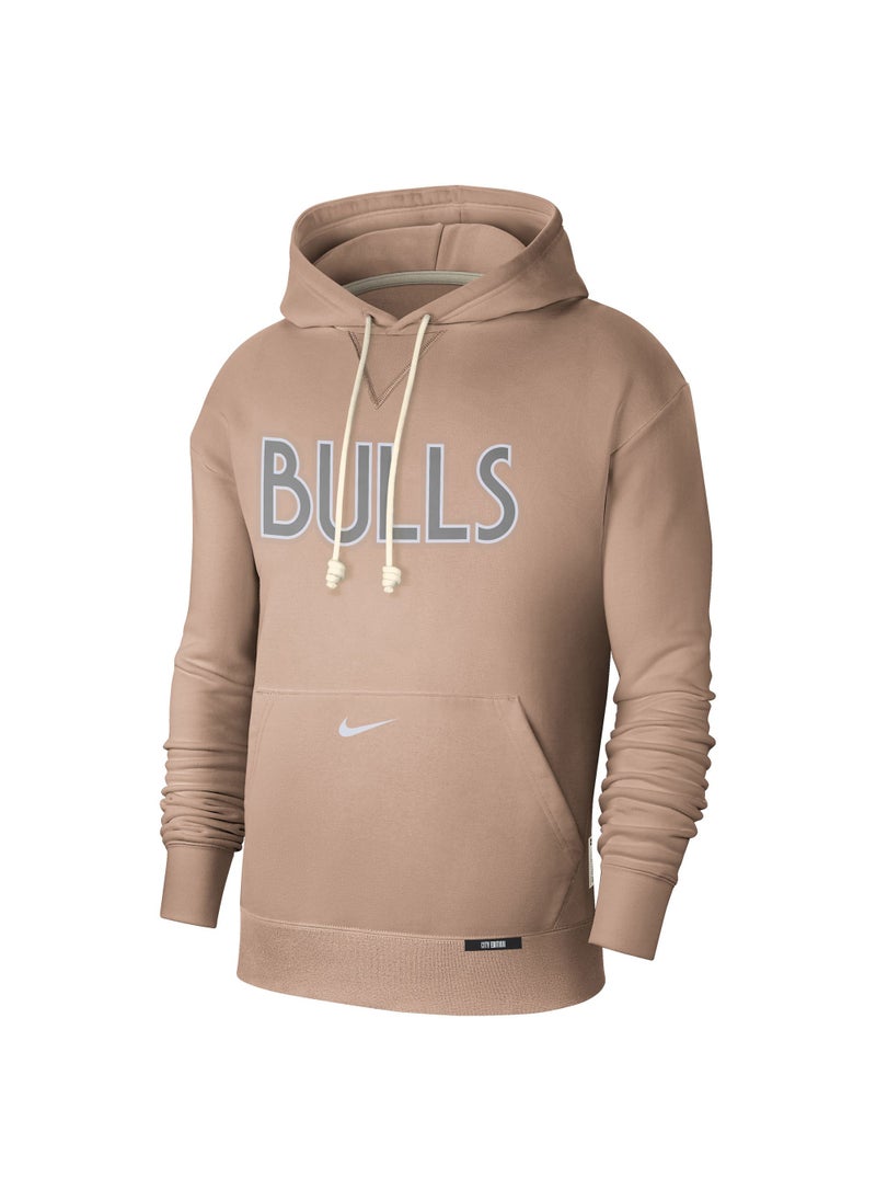 Men's NBA Chicago Bulls Standard Issue City Edition Dri-FIT Courtside Hoodie