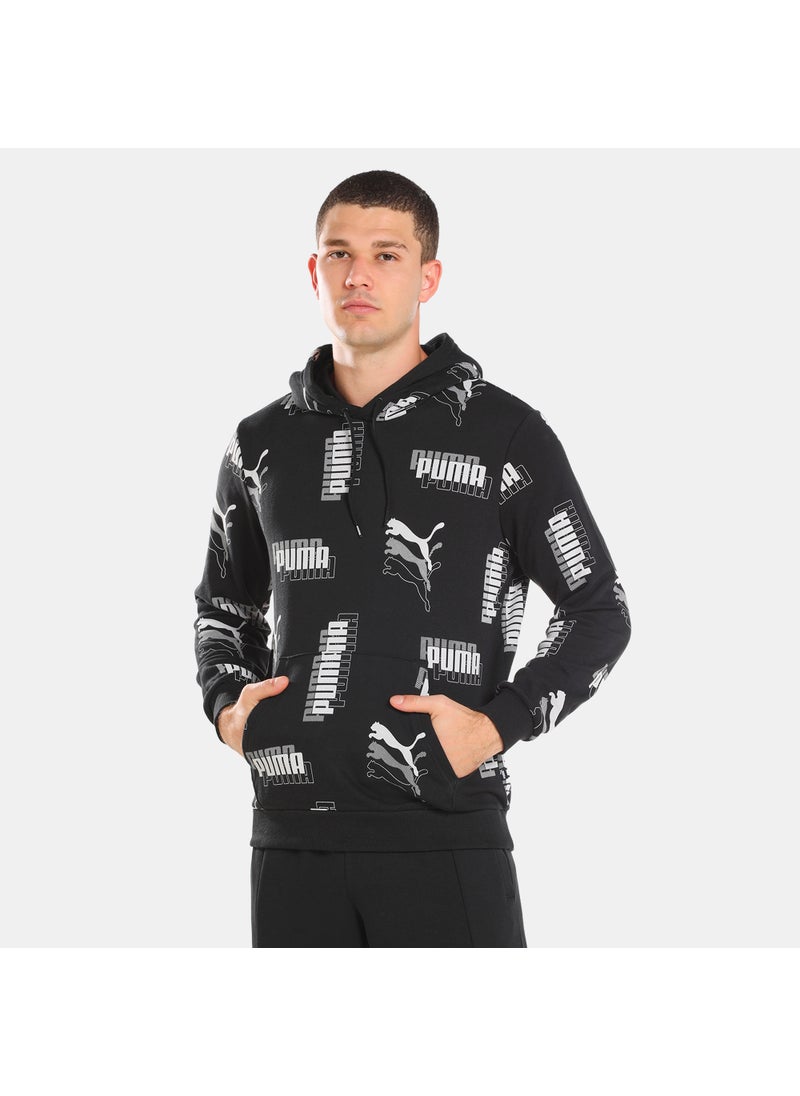 Men's Power Allover Print Hoodie