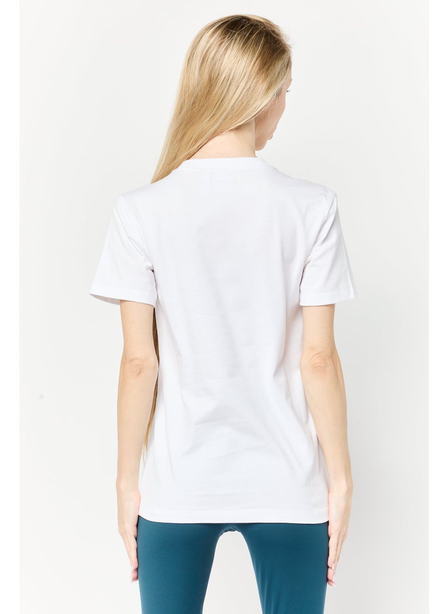 Women Sportswear Fit Short Sleeve Training T-Shirt, White