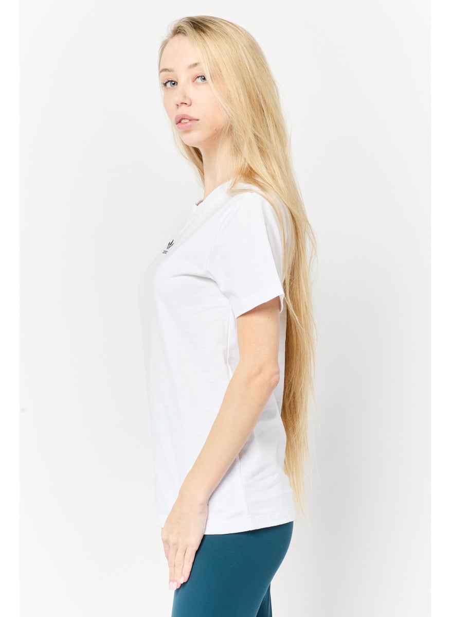 Women Sportswear Fit Short Sleeve Training T-Shirt, White