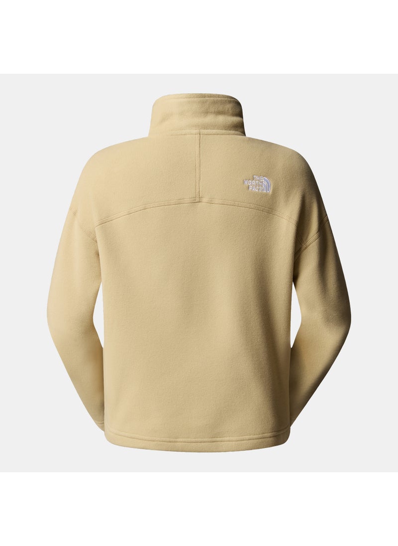 Women's 100 Glacier Cropped 1/4 Zip Sweatshirt