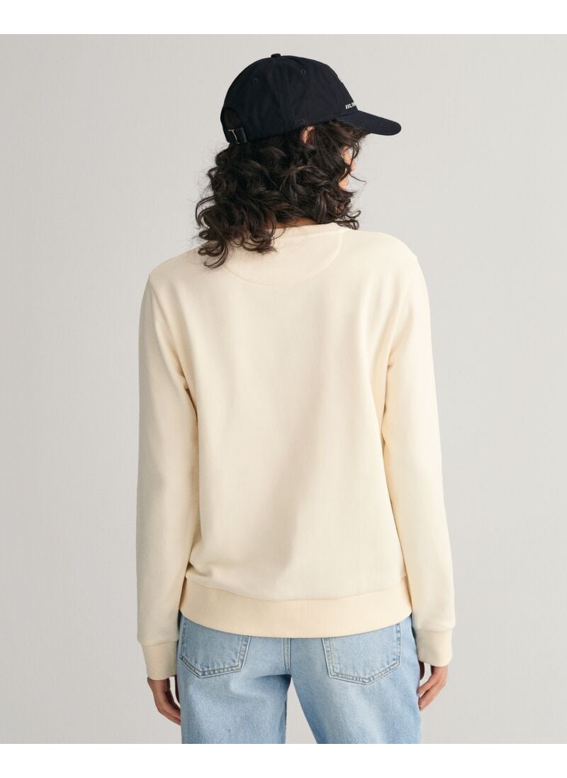 Gant Regular Tonal Shield C-Neck Sweat