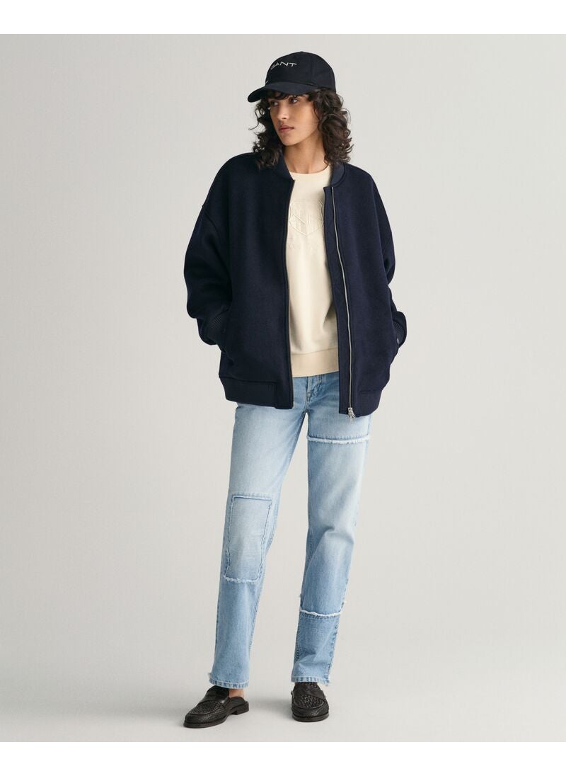 Gant Regular Tonal Shield C-Neck Sweat