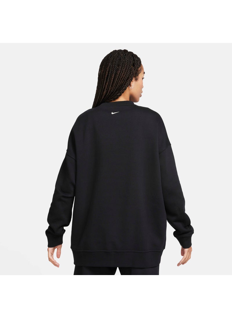 Women's Sportswear Oversized Fleece Sweatshirt