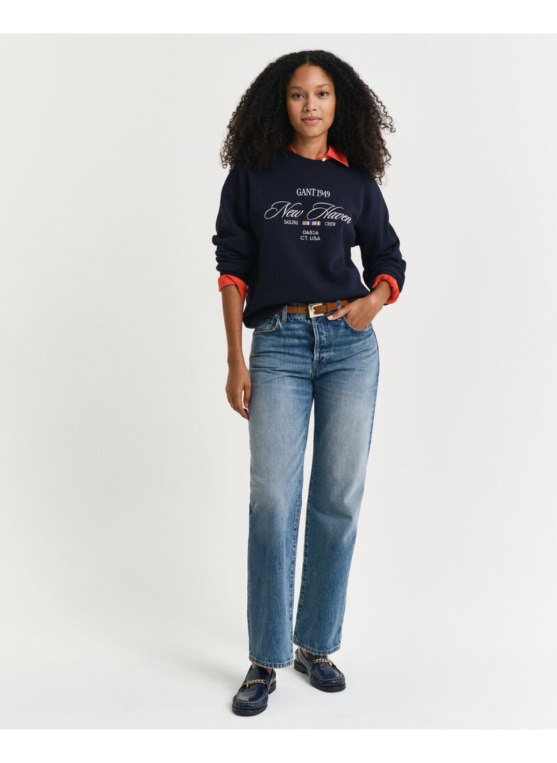 Gant Graphic C-Neck Sweat