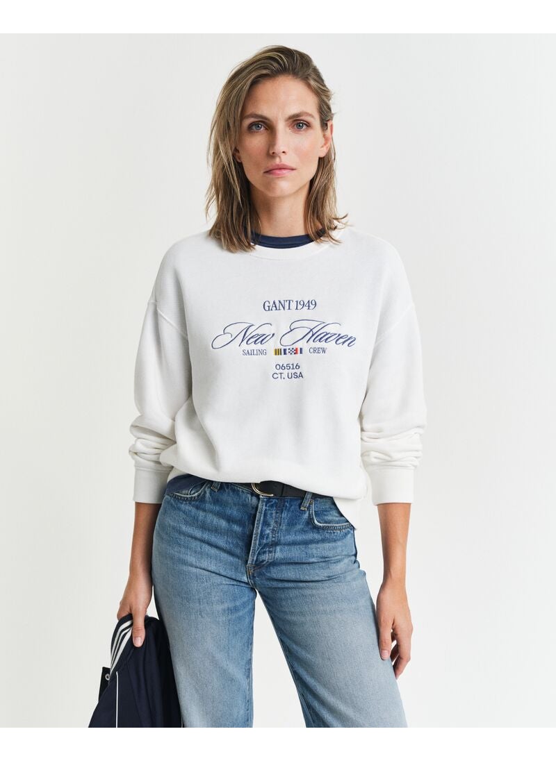Gant Graphic C-Neck Sweat