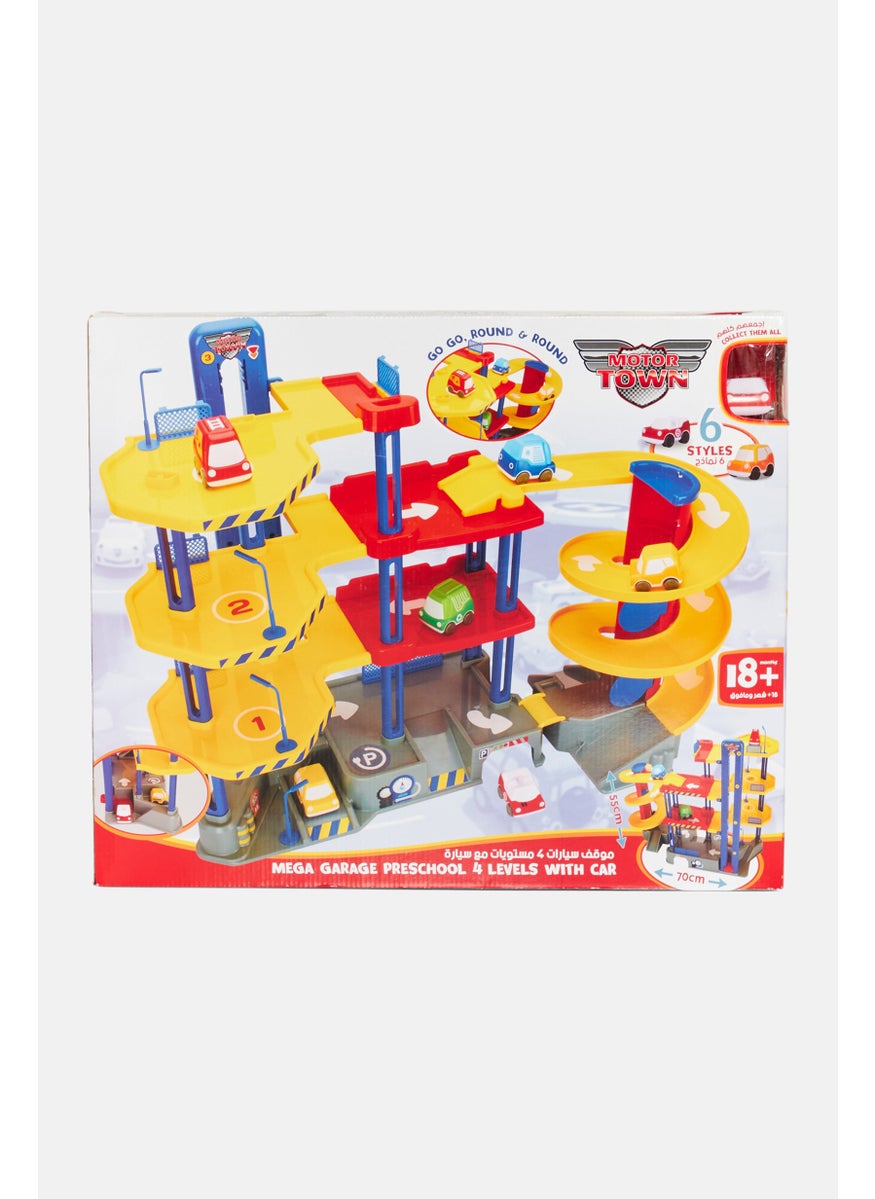 Go Go Round And Round Mega Garage With Car, Yellow