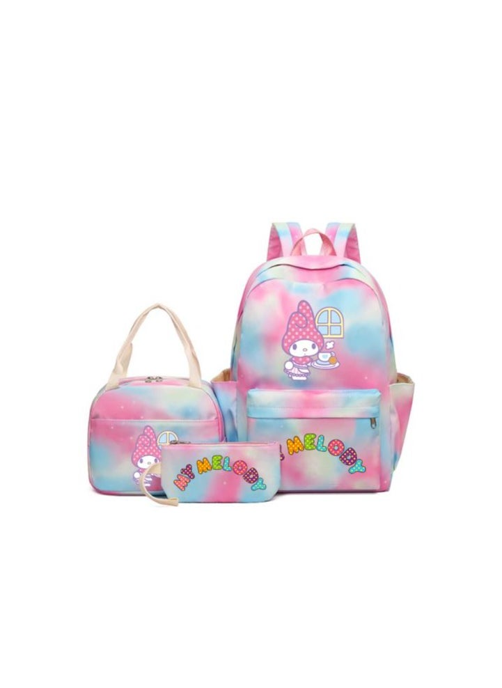 Vibrant cartoon print bag combination! Lightweight design + large-capacity partition | Fully adapted for children/student/outdoor sports - 84