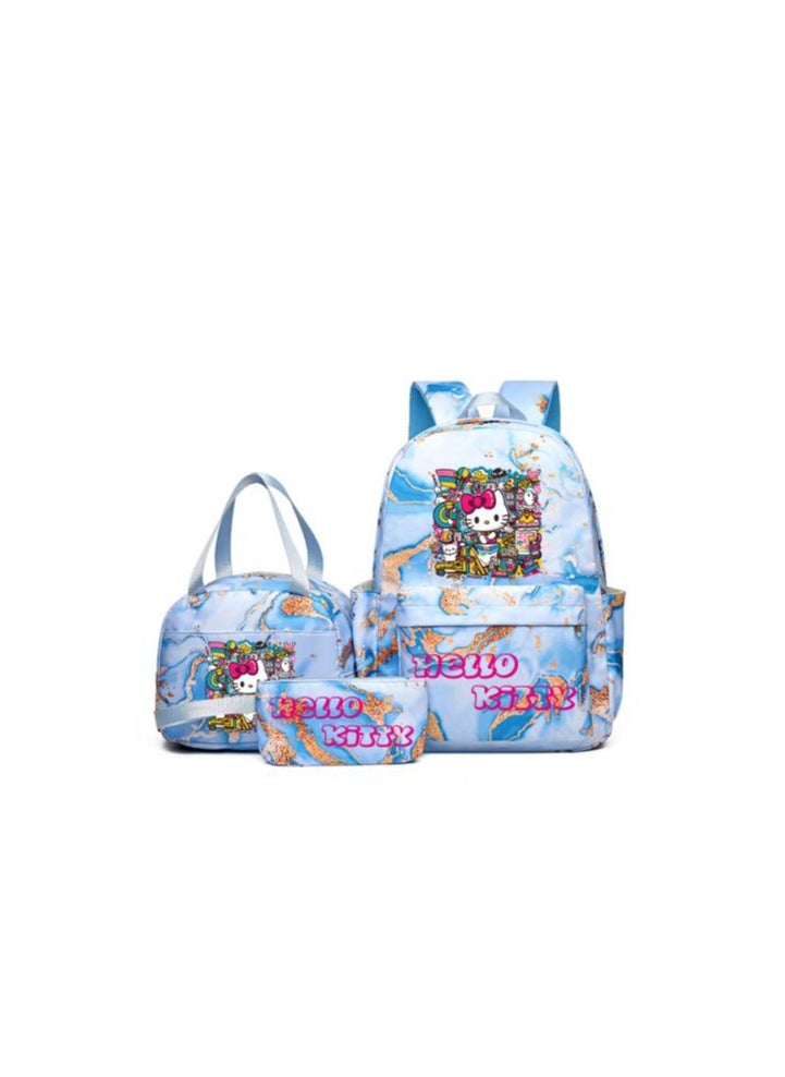 Vibrant cartoon print bag combination! Lightweight design + large-capacity partition | Fully adapted for children/student/outdoor sports - 31