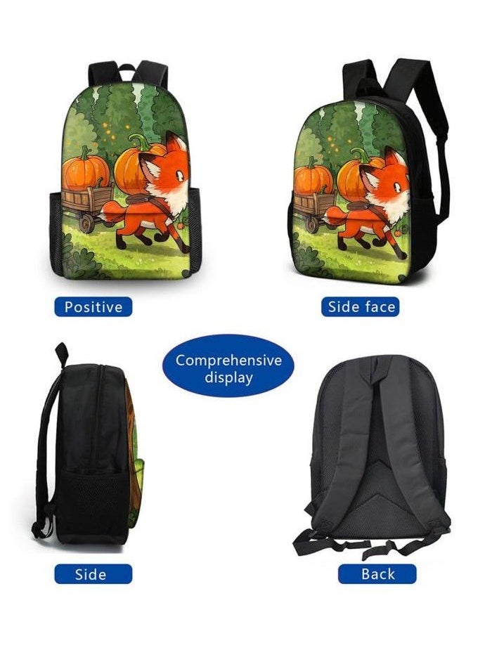 The latest universal cartoon new three-piece schoolbag (for students, teenagers, children) - 1002