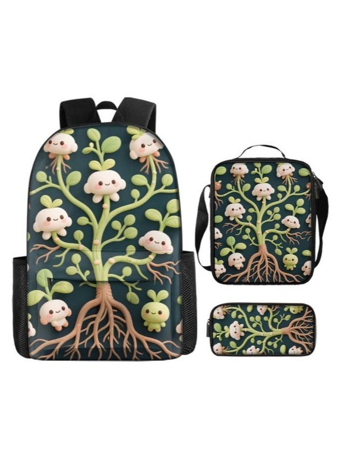 New universal cartoon new three-piece schoolbag (students, children) - 932